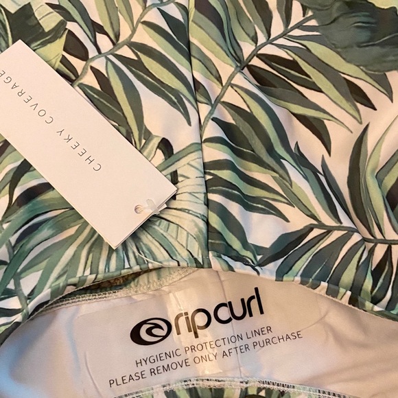 NWT Rip Curl Palm Reader Lace-up Back Cheeky One Piece Swimsuit XS - Picture 8 of 8